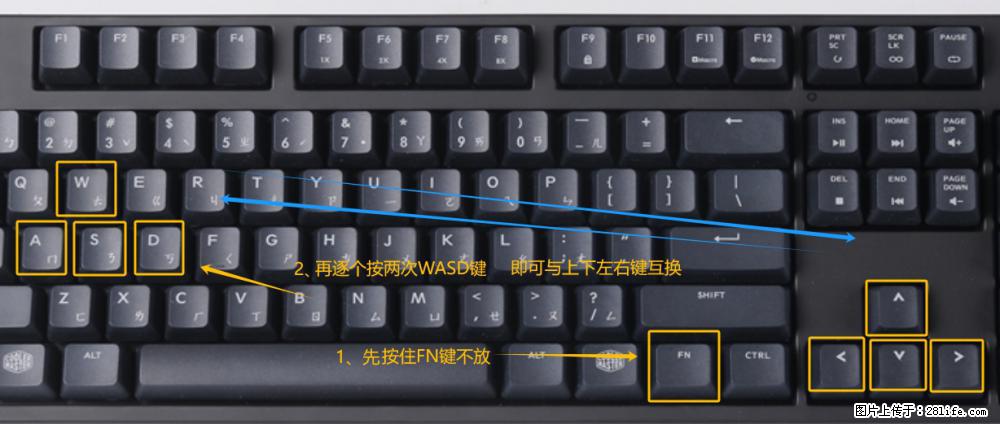 键盘，怎样把wasd键与上下左右方向键互换？ - 生活百科 - 海西生活社区 - 海西28生活网 hx.28life.net